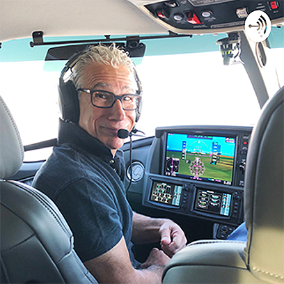 Dr. Kiltz flying his Cirrus SR22T as he visits all of the CNY offices.