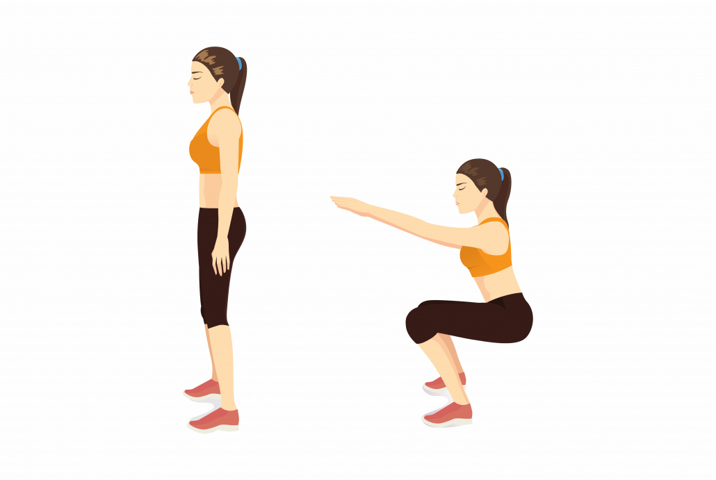 Dynamic Stretch: Squats
