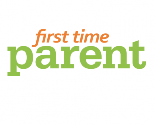 graphic of words saying first time parent