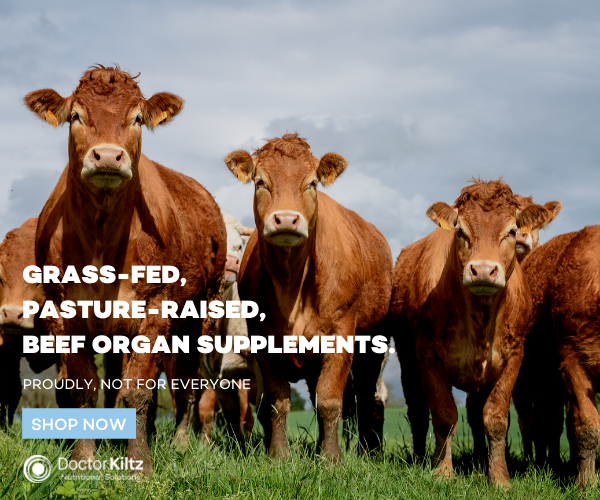 Grass-Fed  Pasture-Raised beef organ supplements