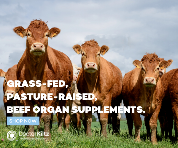 Grass-Fed  Pasture-Raised beef organ supplements