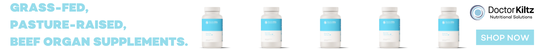 Grass-Fed  Pasture-Raised beef organ supplements