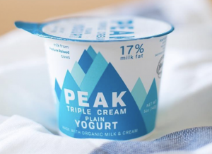 Peak 17% fat keto yogurt