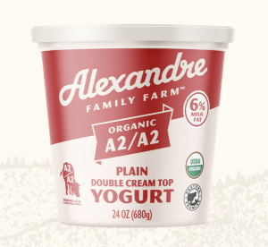alexander farms double cream keto yogurt