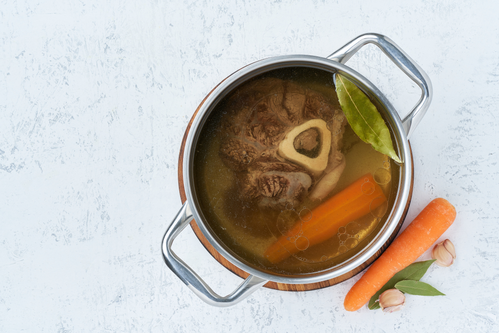 low carb keto root vegetables bone broth