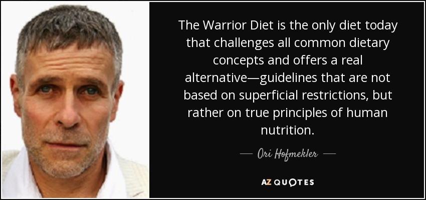 ori hofmekler the warrior diet