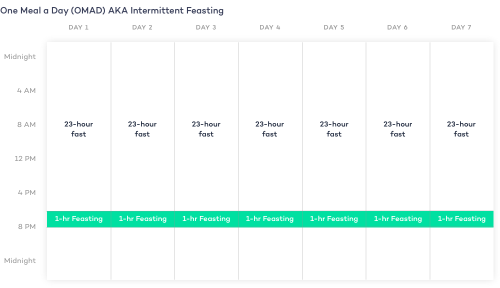 one meal a day fasting schedule tips