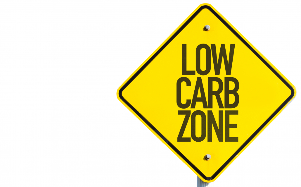 Low carb zone street sign