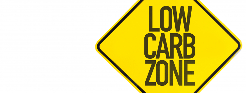 Low carb zone street sign