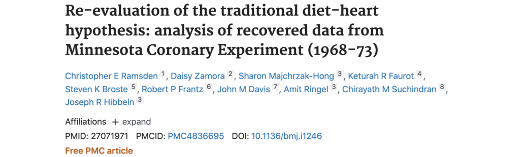 is saturated fat healthy study title