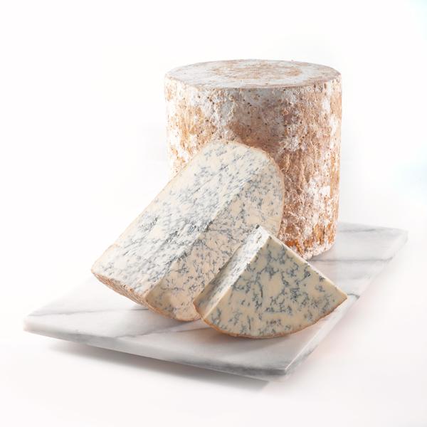wheel of blue stilton cheese