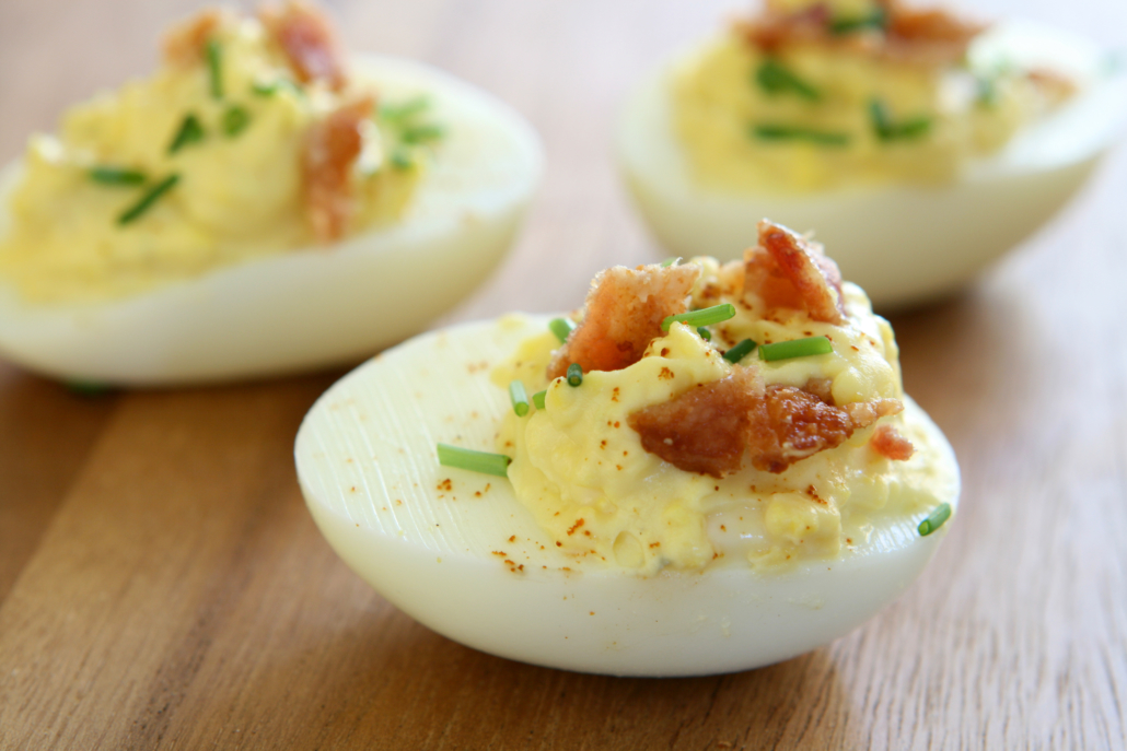 Deviled Eggs with Bacon