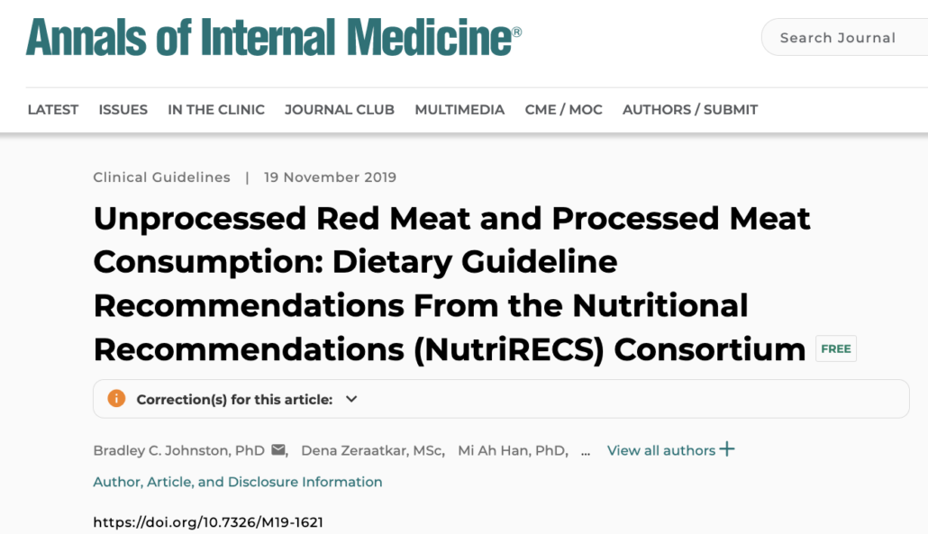 study on saturated fat and dietary guidelines