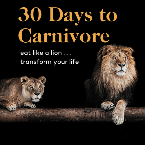 30 Days to Carnivore (500 × 500 px)