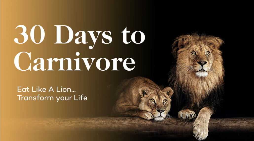 how to start on a carnivore diet image with lions