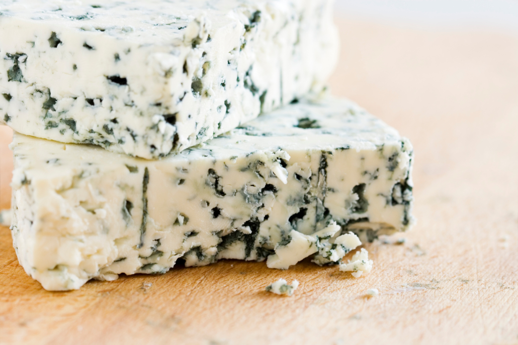 blue-veined cheese