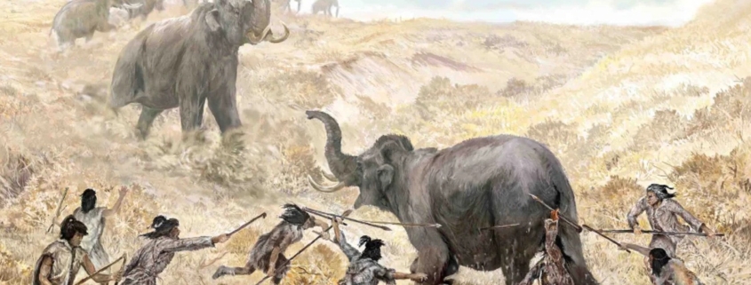 Hunting-Mastodons
