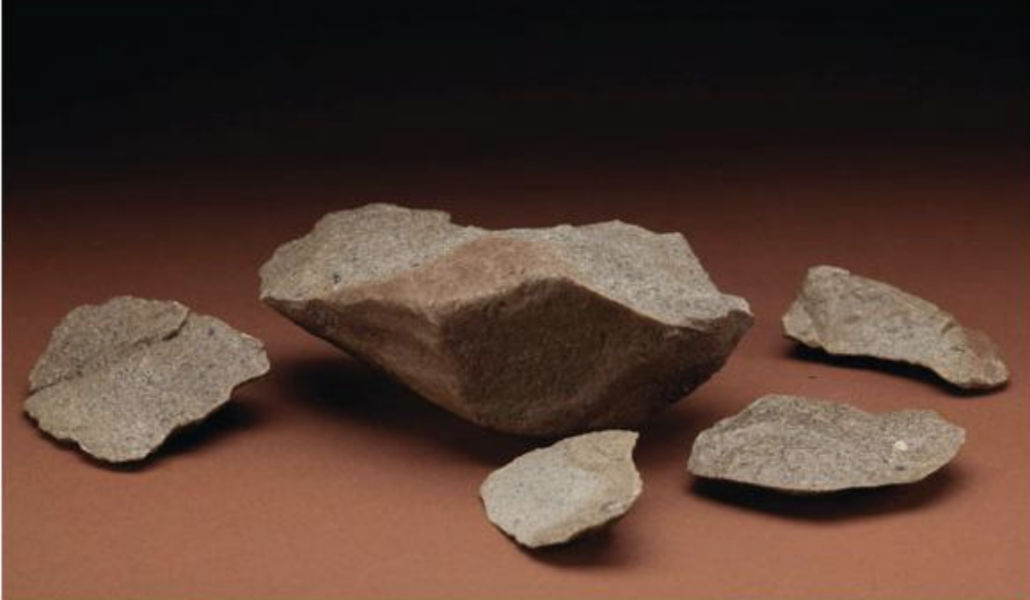 percussion tools used by humans to process and eat meat