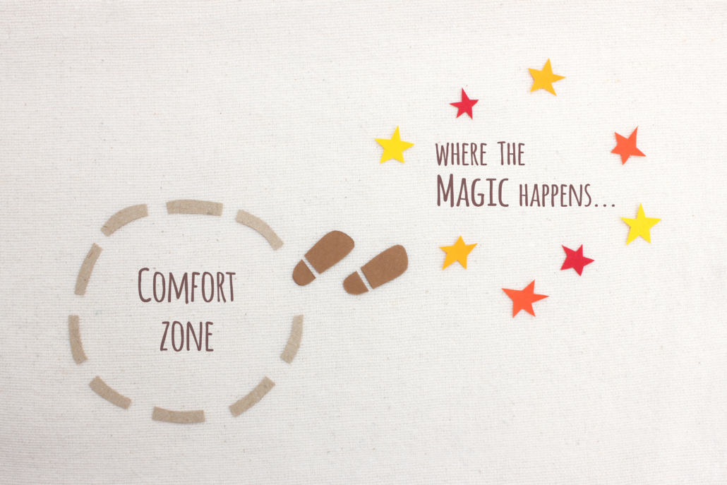 Comfort zone vs where the magic happens