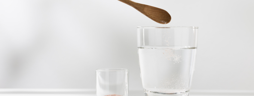 Mix pink himalayan mineral salt to your drinking water for health.