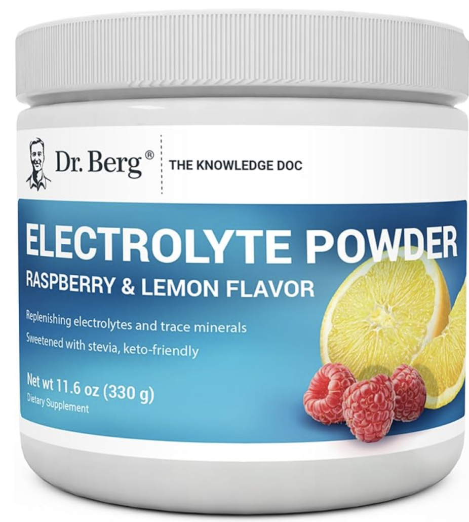 jar of electrolyte powder