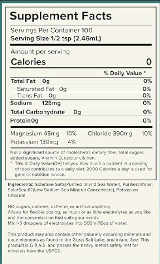list of mineral for keto chow